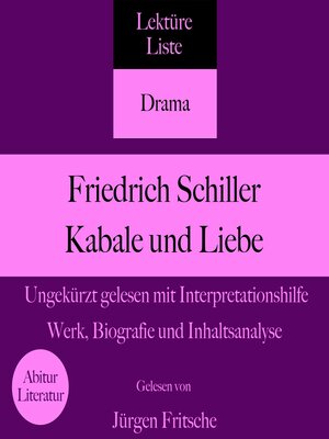 cover image of Friedrich Schiller